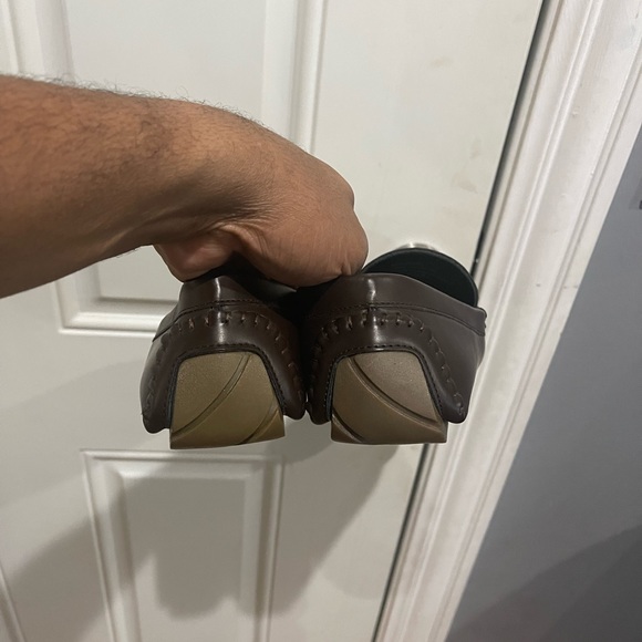 Guess Dark Brown Driving Loafers Sz 10.5 - Picture 5 of 9